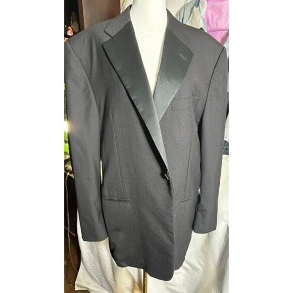 Hickey Freeman Tuxedo Jacket Notch Lapel 44 Reg